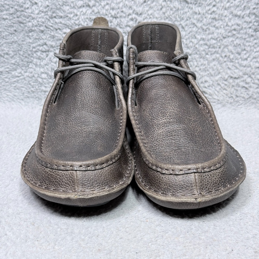 Tamarindo Jetty Mens Size 12 Chukka Boots Gray Taupe Leather - Picture 2 of 9